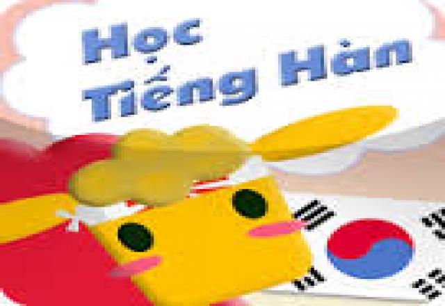 Giúp bạn học tiếng hàn.
